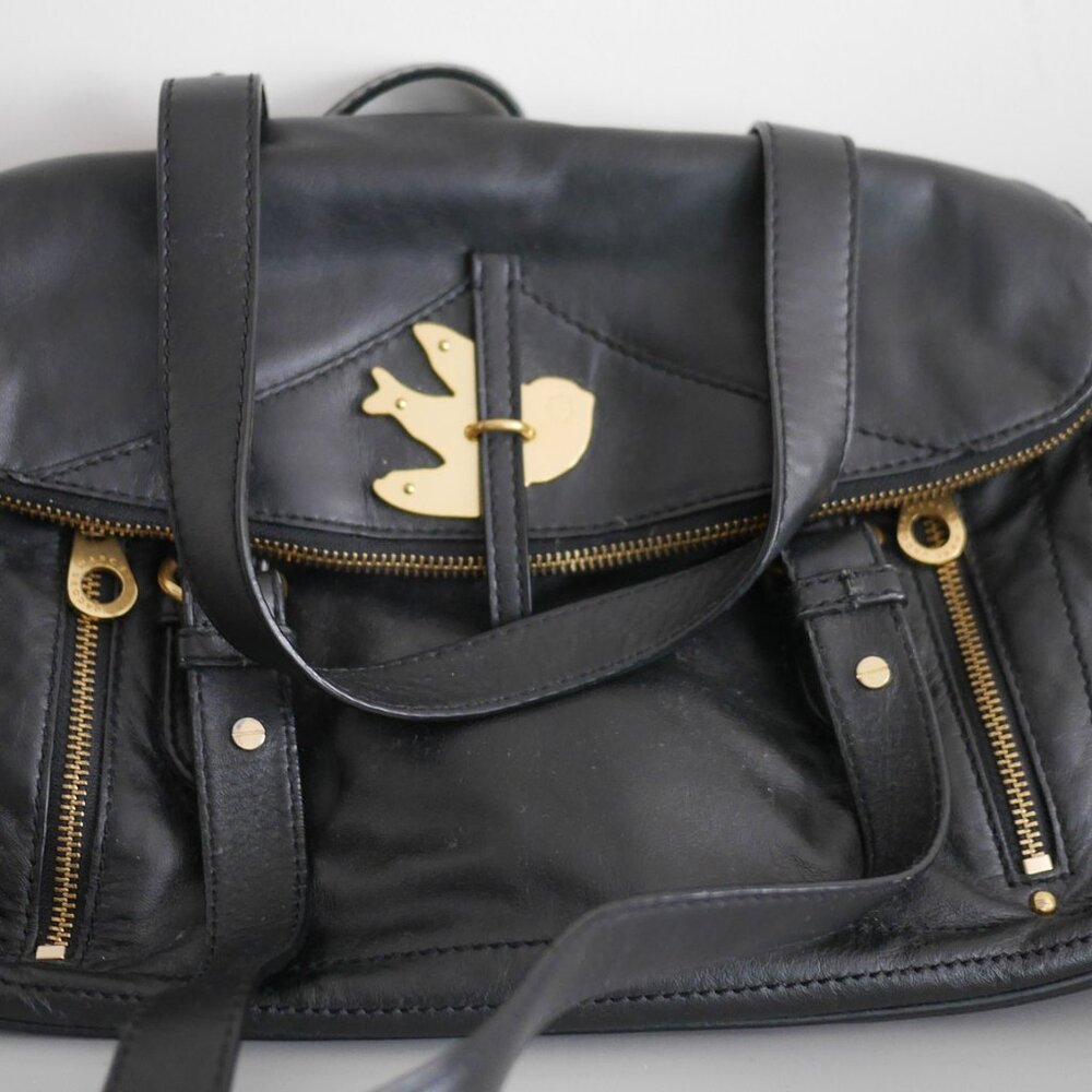 Marc by Marc Jacobs Petal to the Metal Natasha Flap Crossbody bag in black